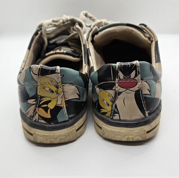 DOGO Women Vegan Leather Sneakers Tweety. Size 36. Warner Brothers. - Picture 3 of 9